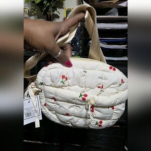 Bundle Of 6, Floral Cream Quilted Women's Bag